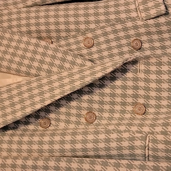 Zara Houndstooth Blazer - Size SX - Picture 6 of 9